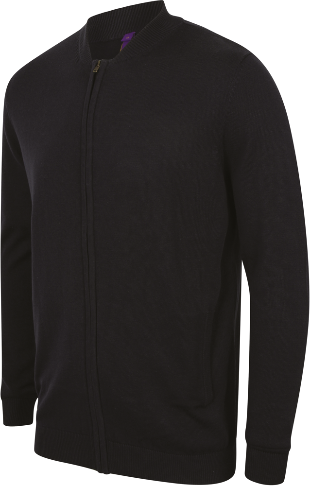 H718 - Cardigan met rits