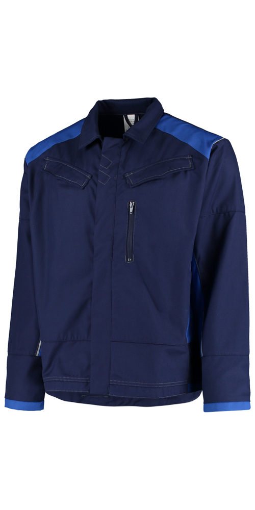 Werkjas Demitri - Donkerblauw / Korenblauw