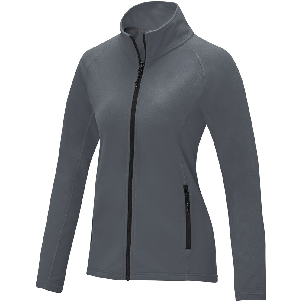 Zelus dames fleece jas - Stormgrijs