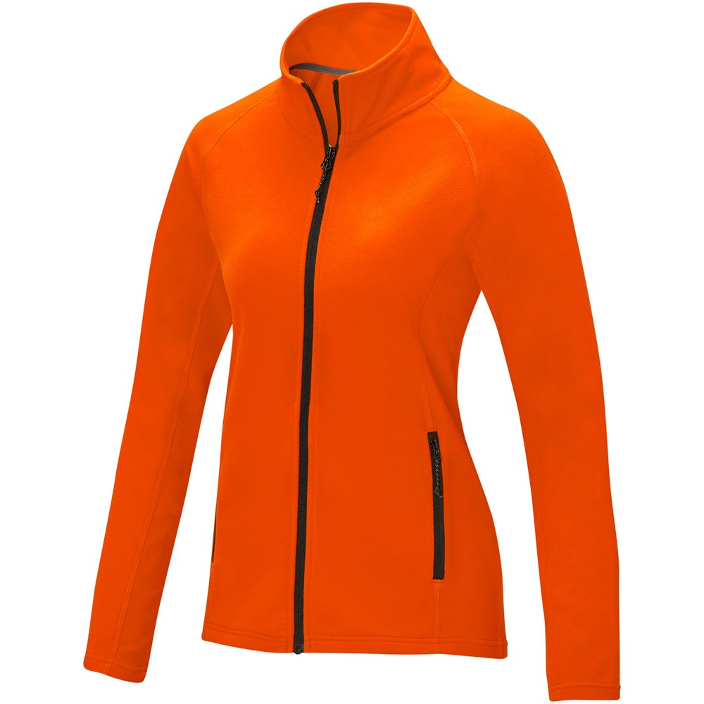 Zelus dames fleece jas - oranje