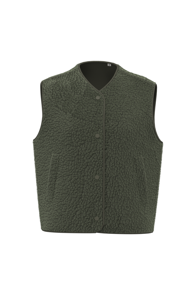 SP604 - Mouwloos sherpa damesjasje
