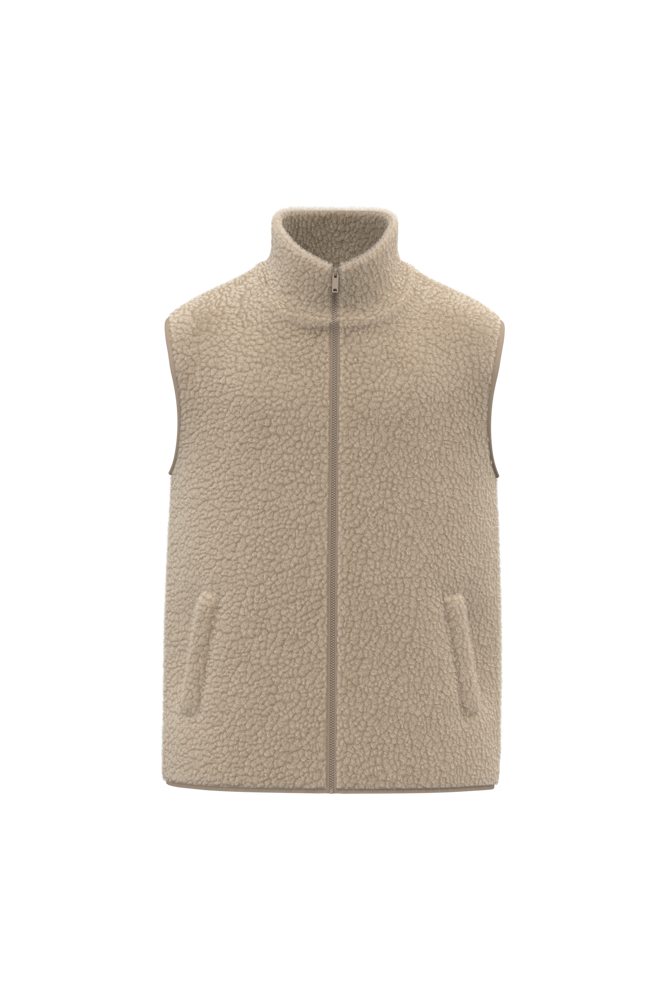 SP603 - Mouwloos sherpa herenjasje - Wet Sand