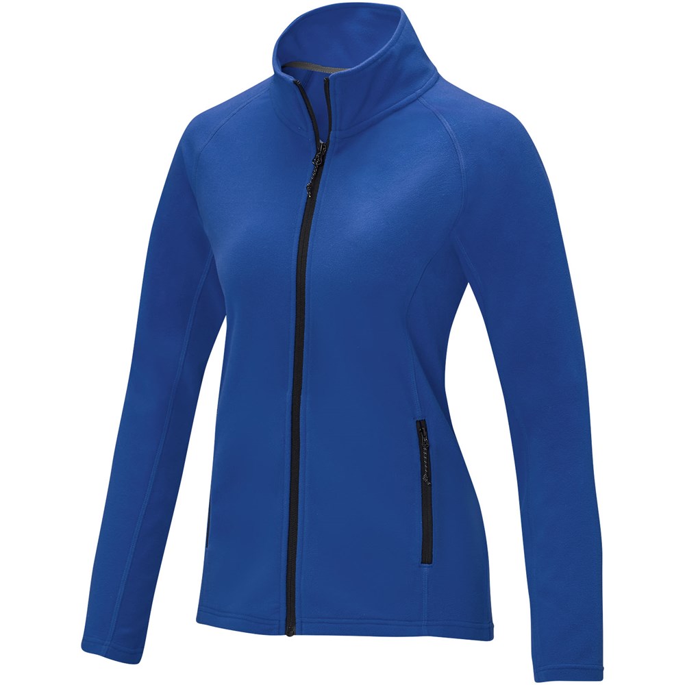 Zelus dames fleece jas - blauw