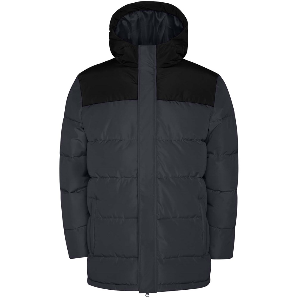 Tallin unisex geïsoleerd jack - Ebbenhout, Zwart